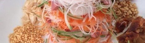 Pre order Fresh salmon sashimi Yu sheng for 2020 fr ichiho japanese restaurant
